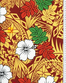 Polynesian Fabric IMIRAU Brown - Tissushop